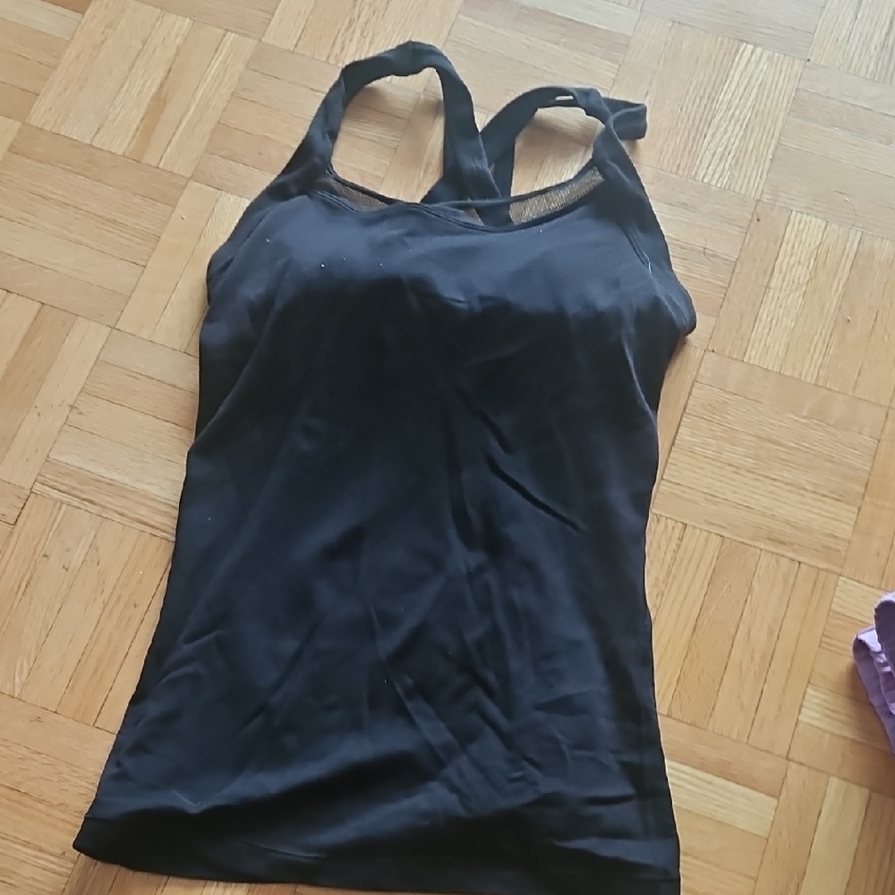 lululemon athletica Classic Black Tank Top